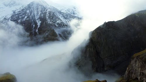 天性, 山, 無人空拍機 的 免费素材图片