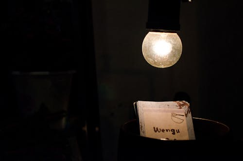 Free stock photo of dark, light, lightbulb