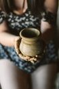 Brown Clay Pot