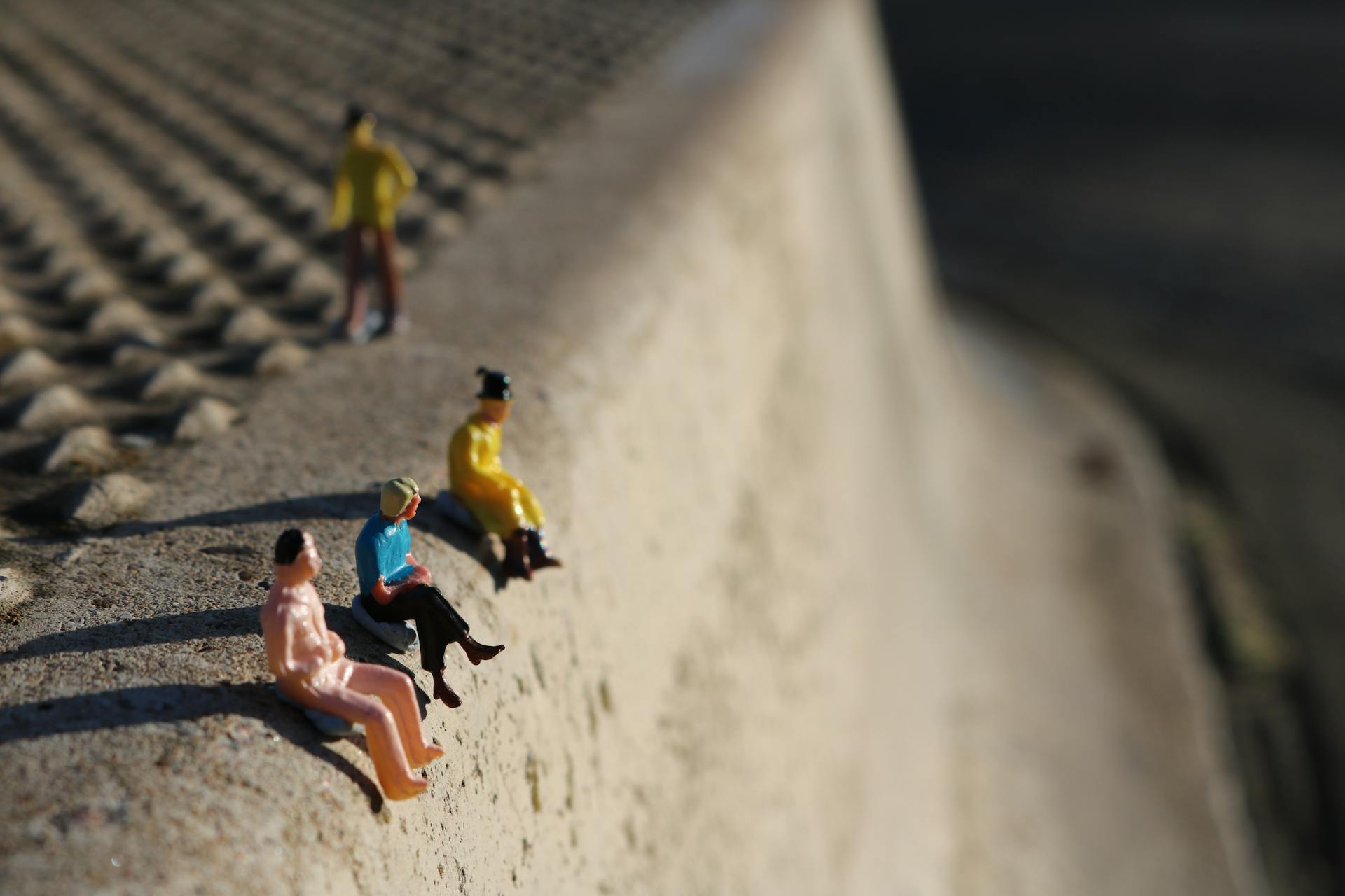 Des gens en miniature