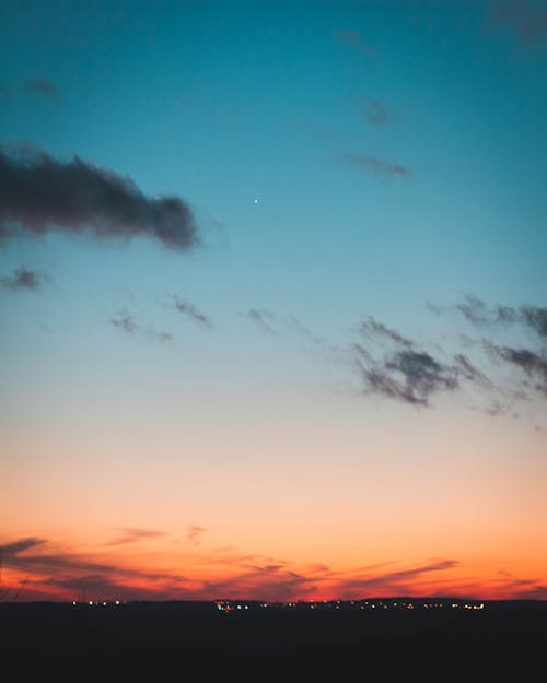 Vista Panorâmica Do Céu Durante O Amanhecer