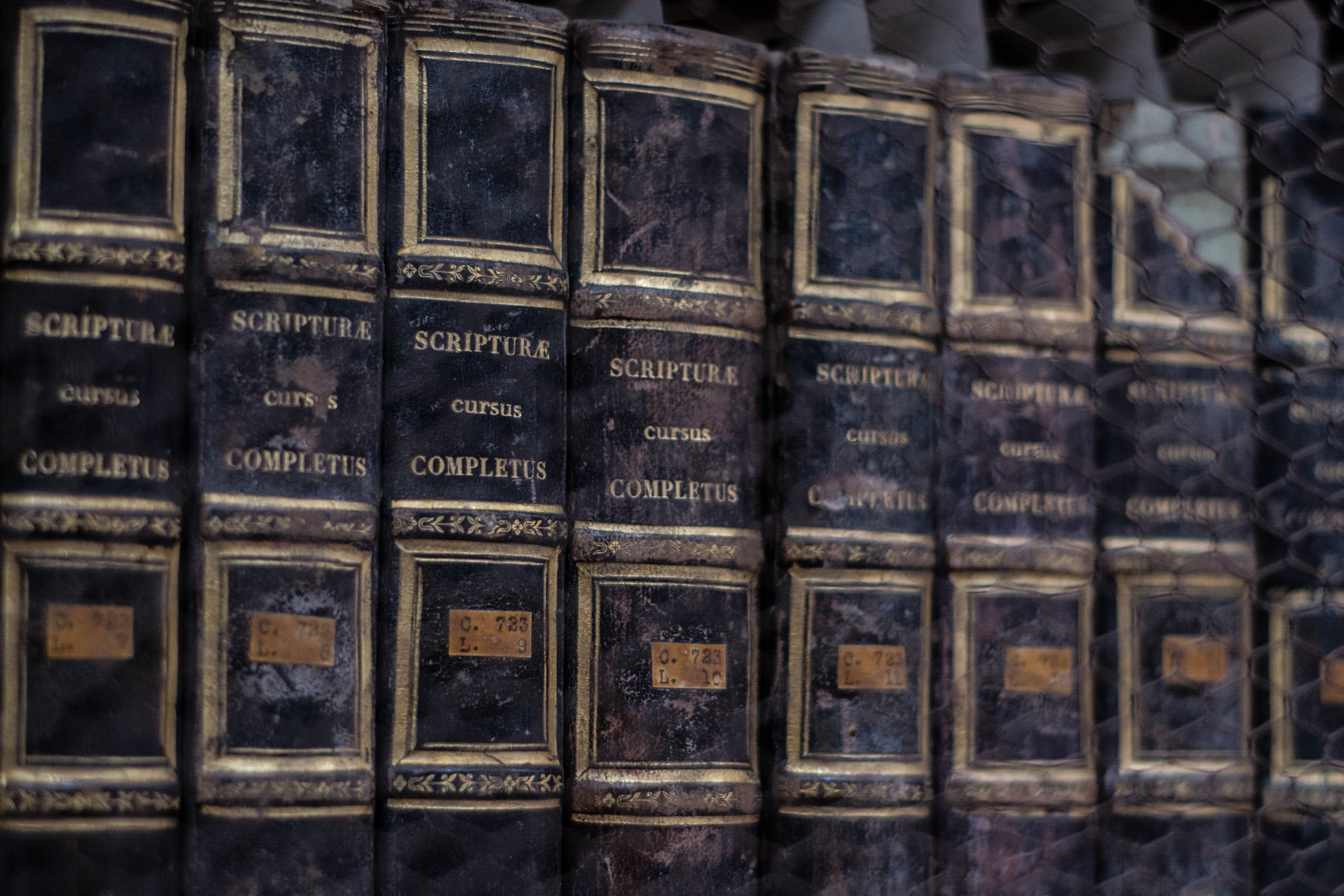 Free stock photo of black-and-white, book pages, books