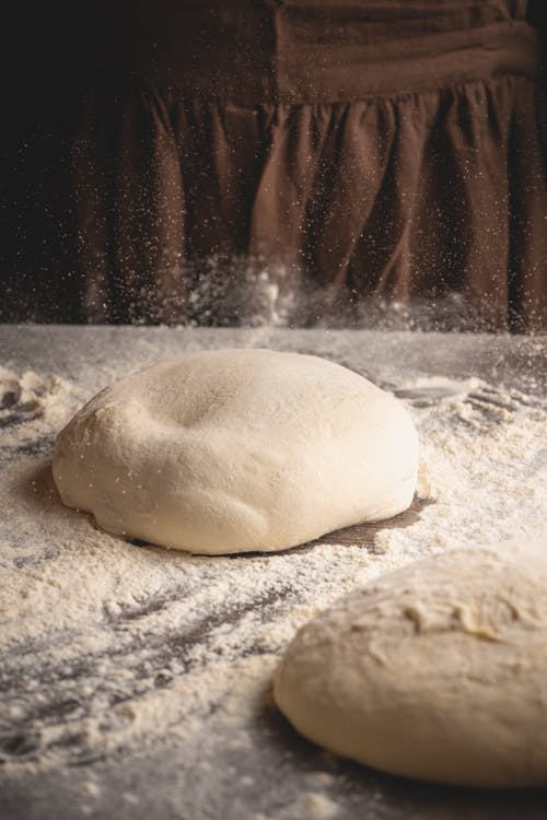 Free Dough Covered in Flour Stock Photo