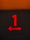 Black and Red Letter M