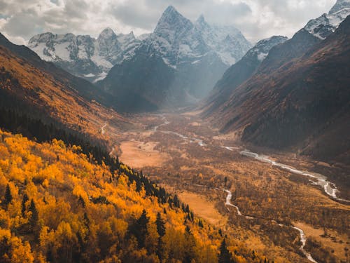 Snow Covered Mountains