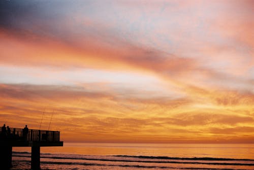 Beautiful Ocean View During Sunset