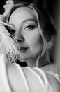 Woman in White Long Sleeve Shirt
