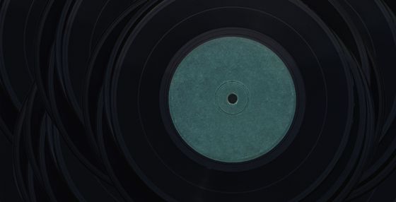 Vintage vinyl records with blank centre labels — photo by Dan Cristian Pădureț on Pexels
