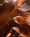 View up from Bottom of Antelope Canyon