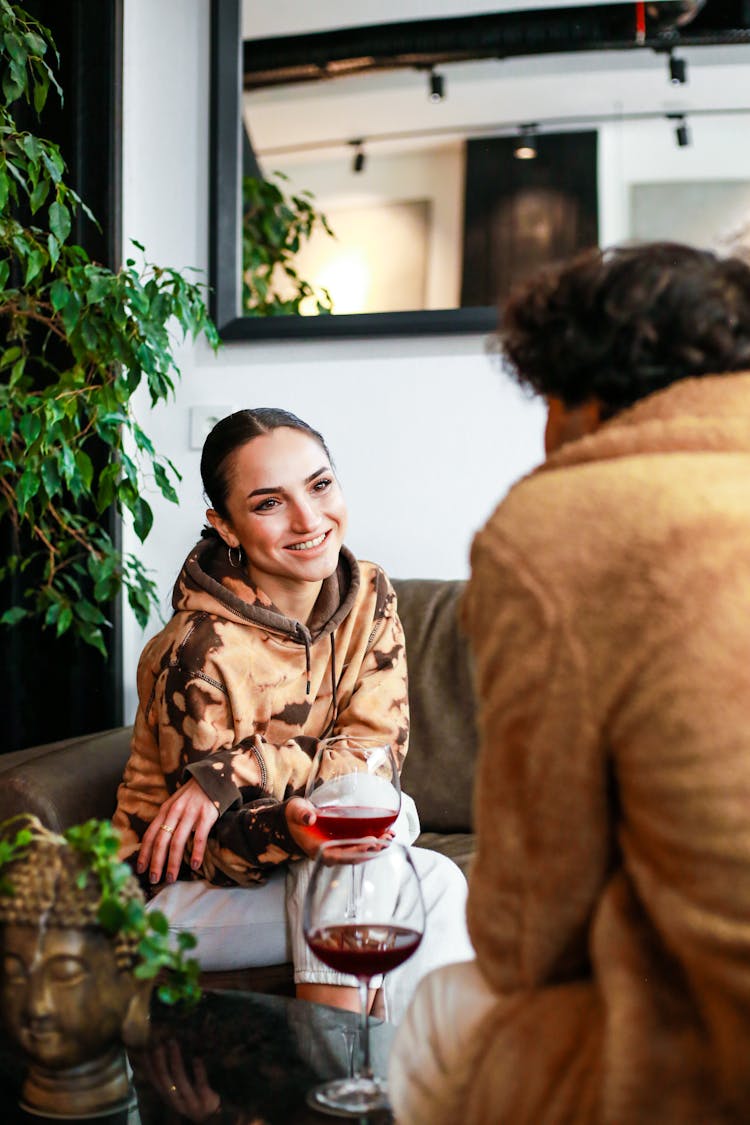 Couple Talking At Home