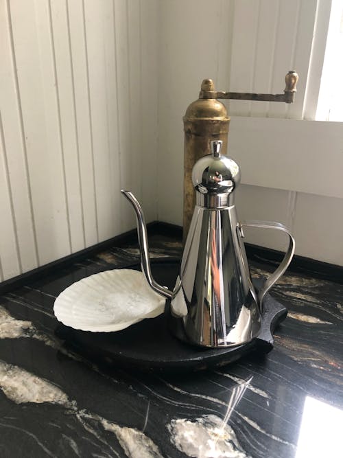 Kettle and Coffee Grinder