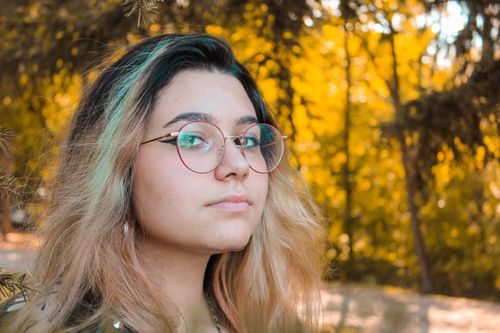 Free stock photo of black leather jacket, glasses, rebel Stock Photo
