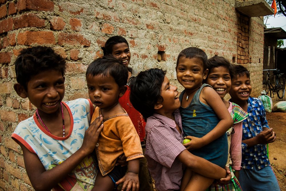Indian children and community
