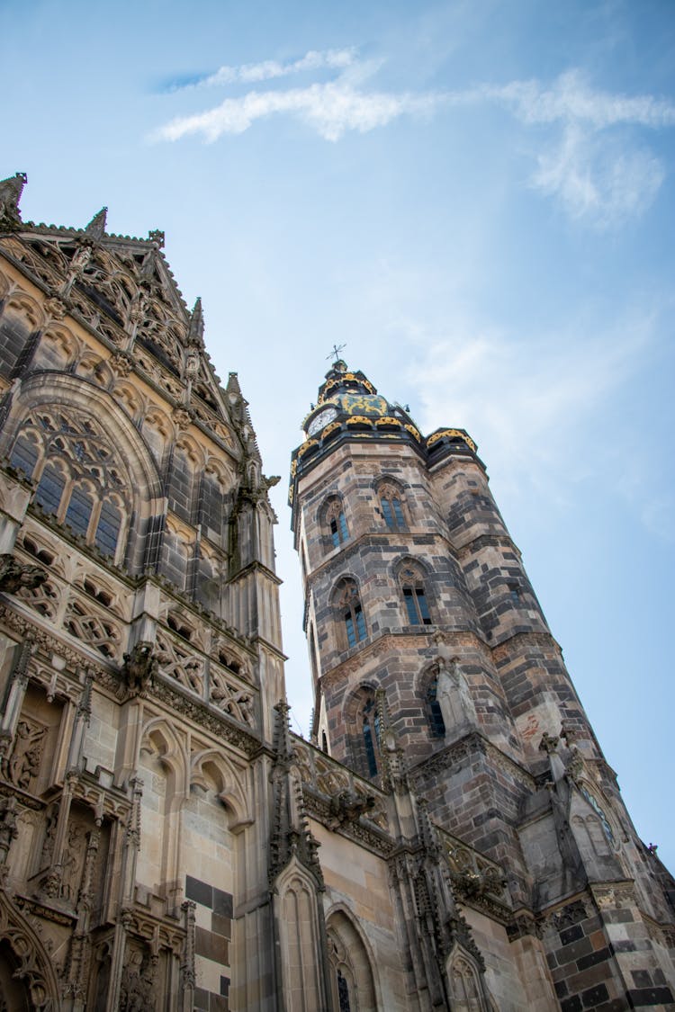 Low Angle View Of The Cathedral Of St. Elisabeth In Kosice, Slovakia