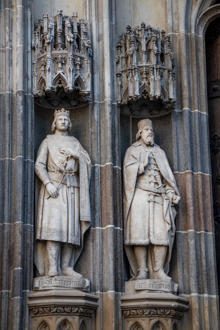 Kings Statues In Church