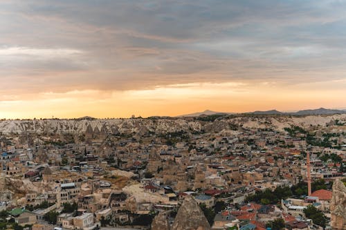 Wide Shot of a City