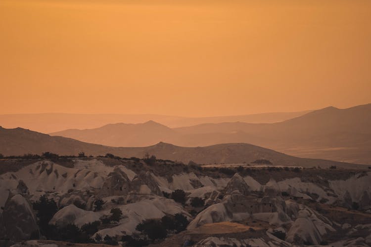 Sunset Over Cappadocia, Turkey 