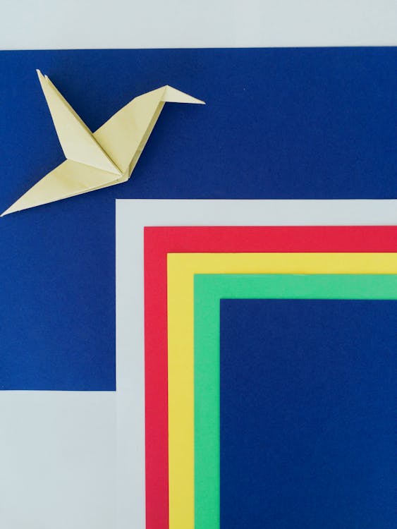 Δωρεάν στοκ φωτογραφιών με origami, αδειάζω, άδειος