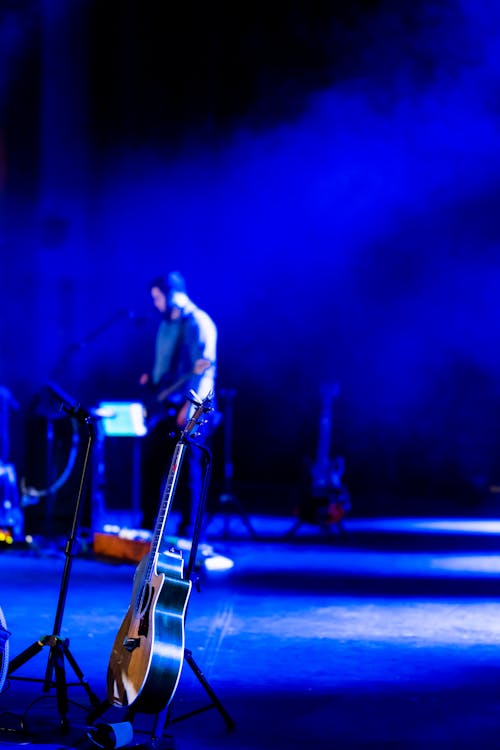 A Guitar on the Stage