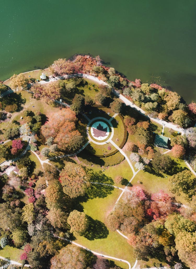 Aerial View Of High Park, Toronto, Canada 