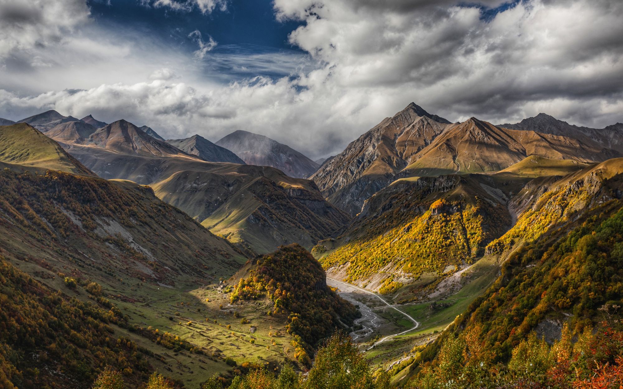 Gudauri's mountain landscape
