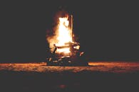 Stock Photography of Bonfire