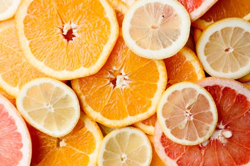 Sliced Orange Fruits