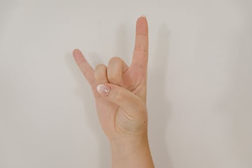 Hand Showing Sign