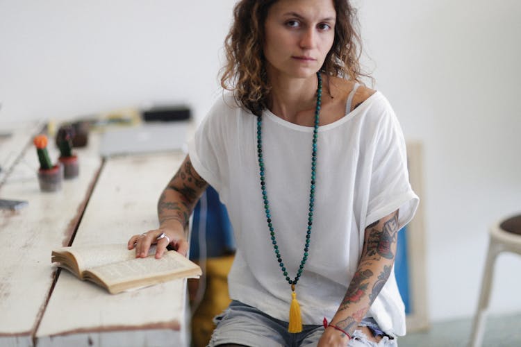 Woman Reading Book 