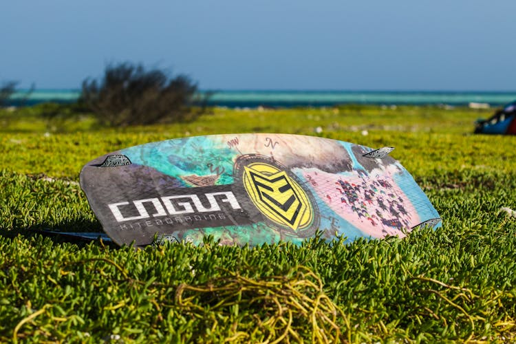 Colorful Board On Grass