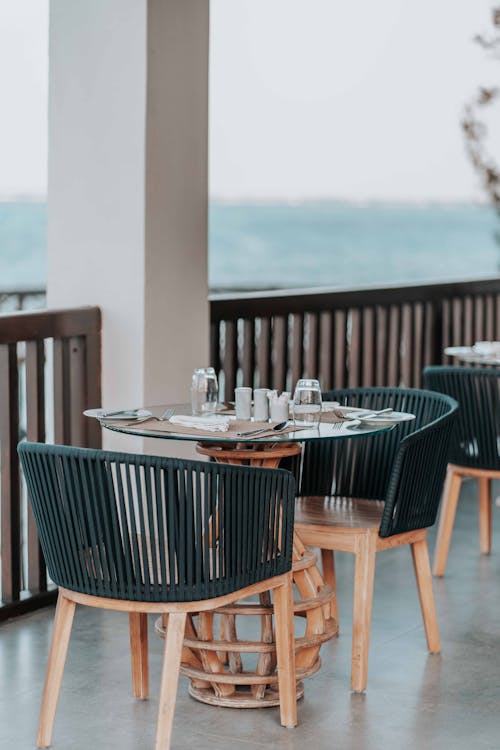 Chairs and Glass Table