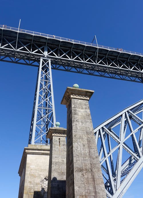 Kostenloses Stock Foto zu architektur, aufnahme von unten, blauer himmel