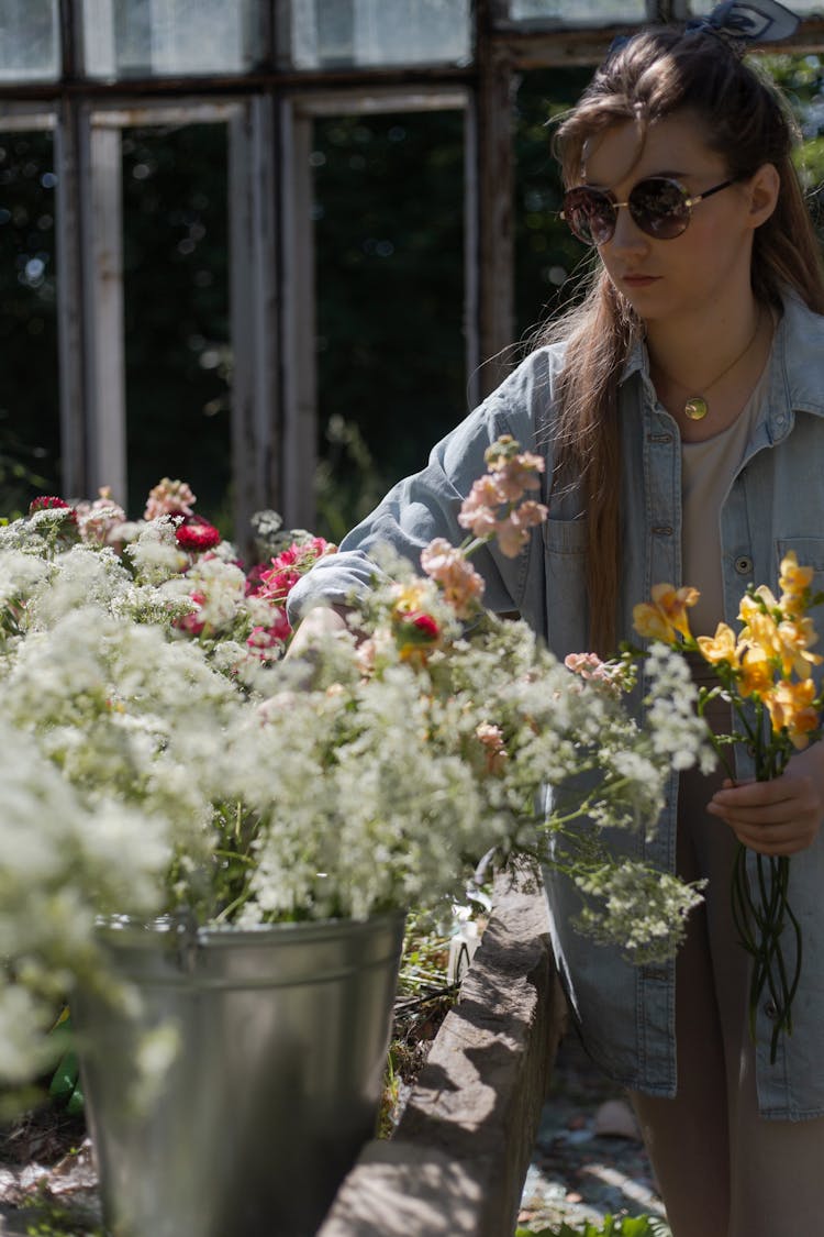 Merchant Selling Flowers