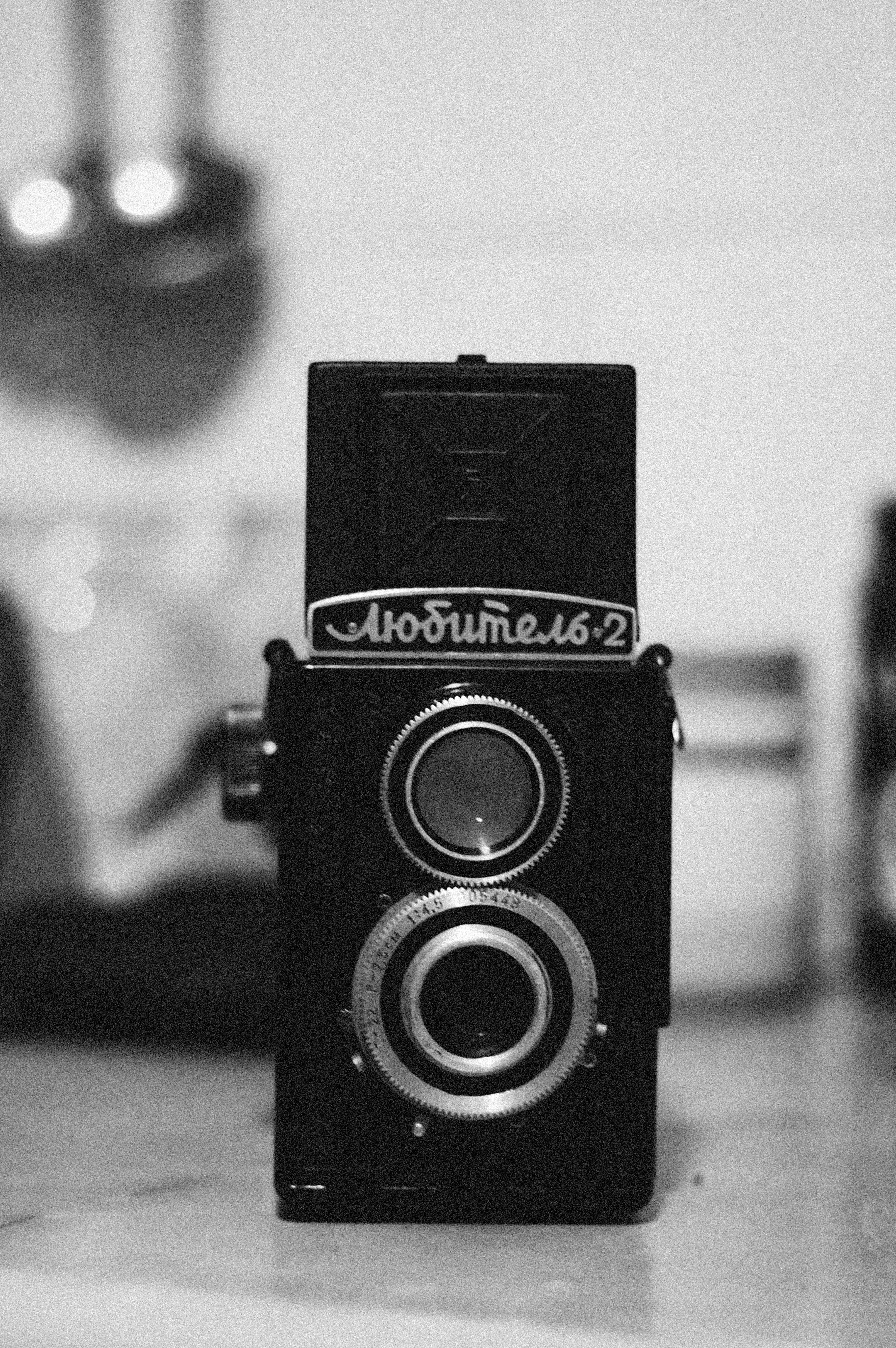 retro analogue amateur photo camera produced in ussr