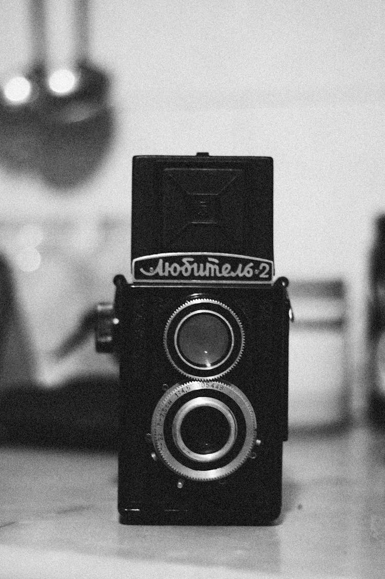Retro Analogue Amateur Photo Camera Produced In USSR