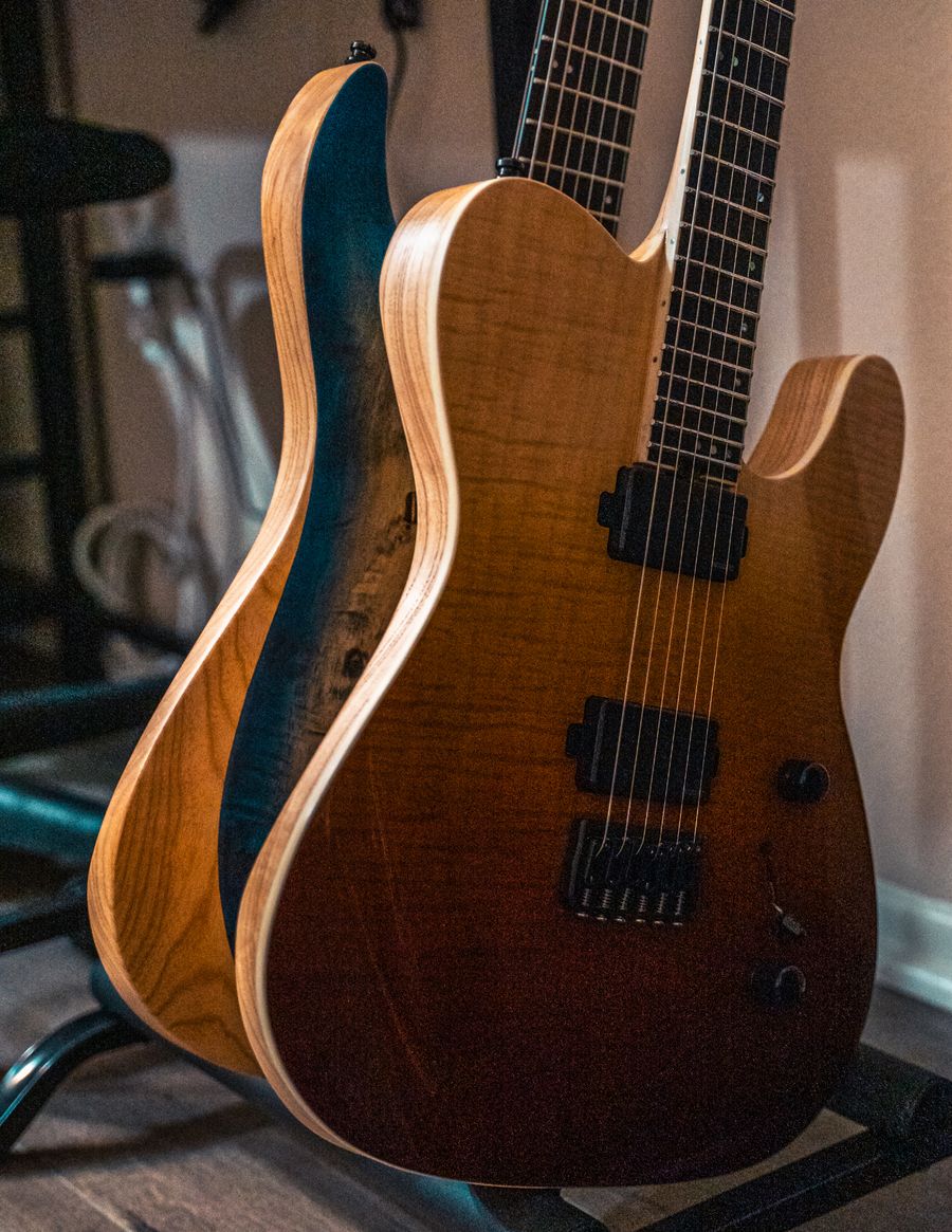 Guitarras eléctricas fabricadas en madera