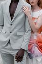 A Stylish Couple Close Together