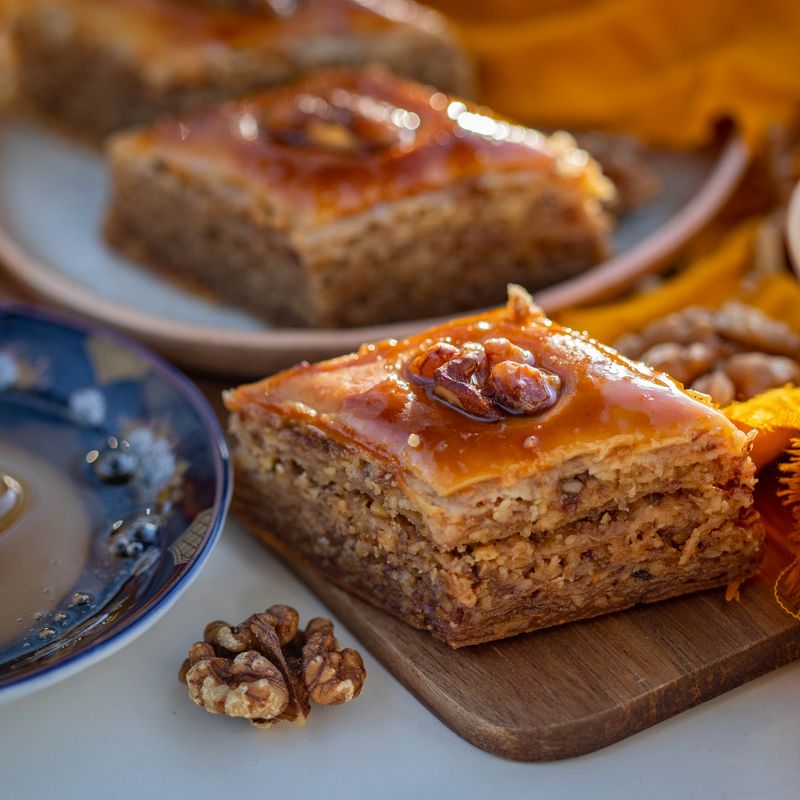 Honey Walnut Caramel Tart
