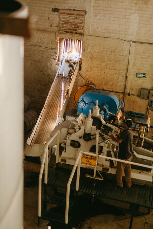 Agave Processing at Tequila Distillery