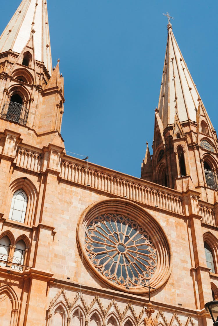 Rose Window Of Gothic Cathedral