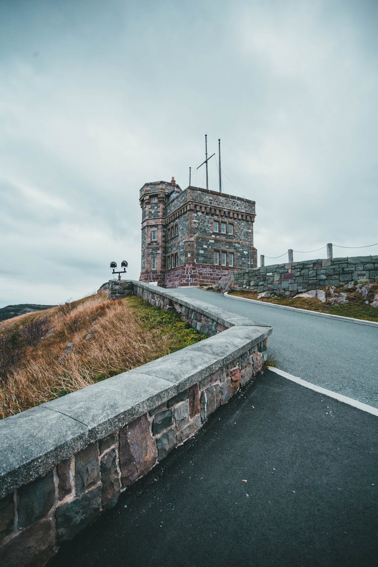 Road Leading To Cabot Tower On Signal Hill, Canada