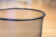 Gray Metal Mesh Cup