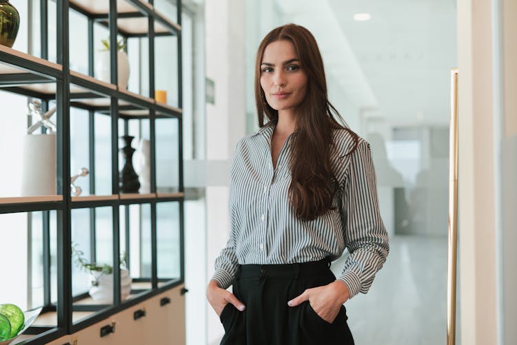 Portrait Of Confident Businesswoman