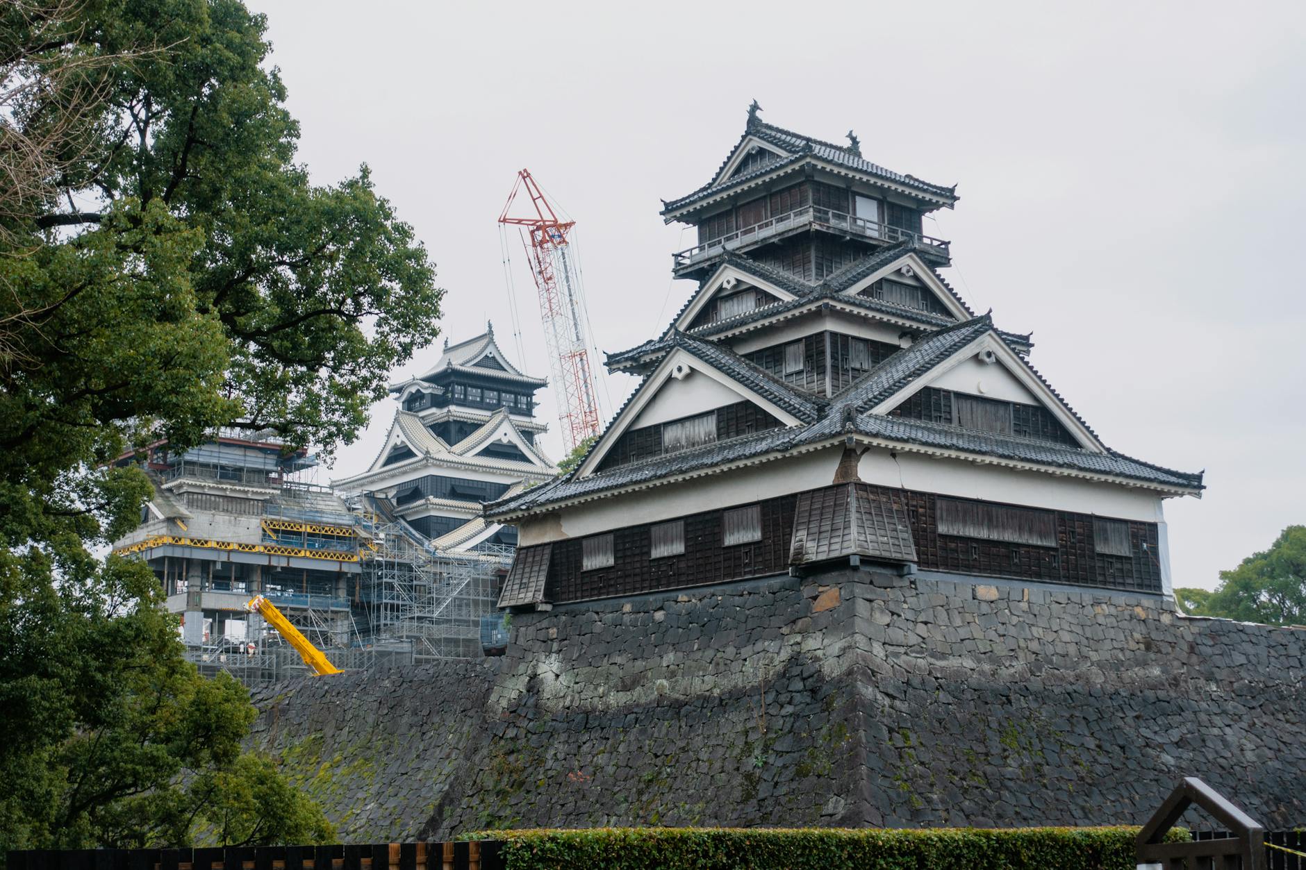 Reconstruction of a Japanese Castle