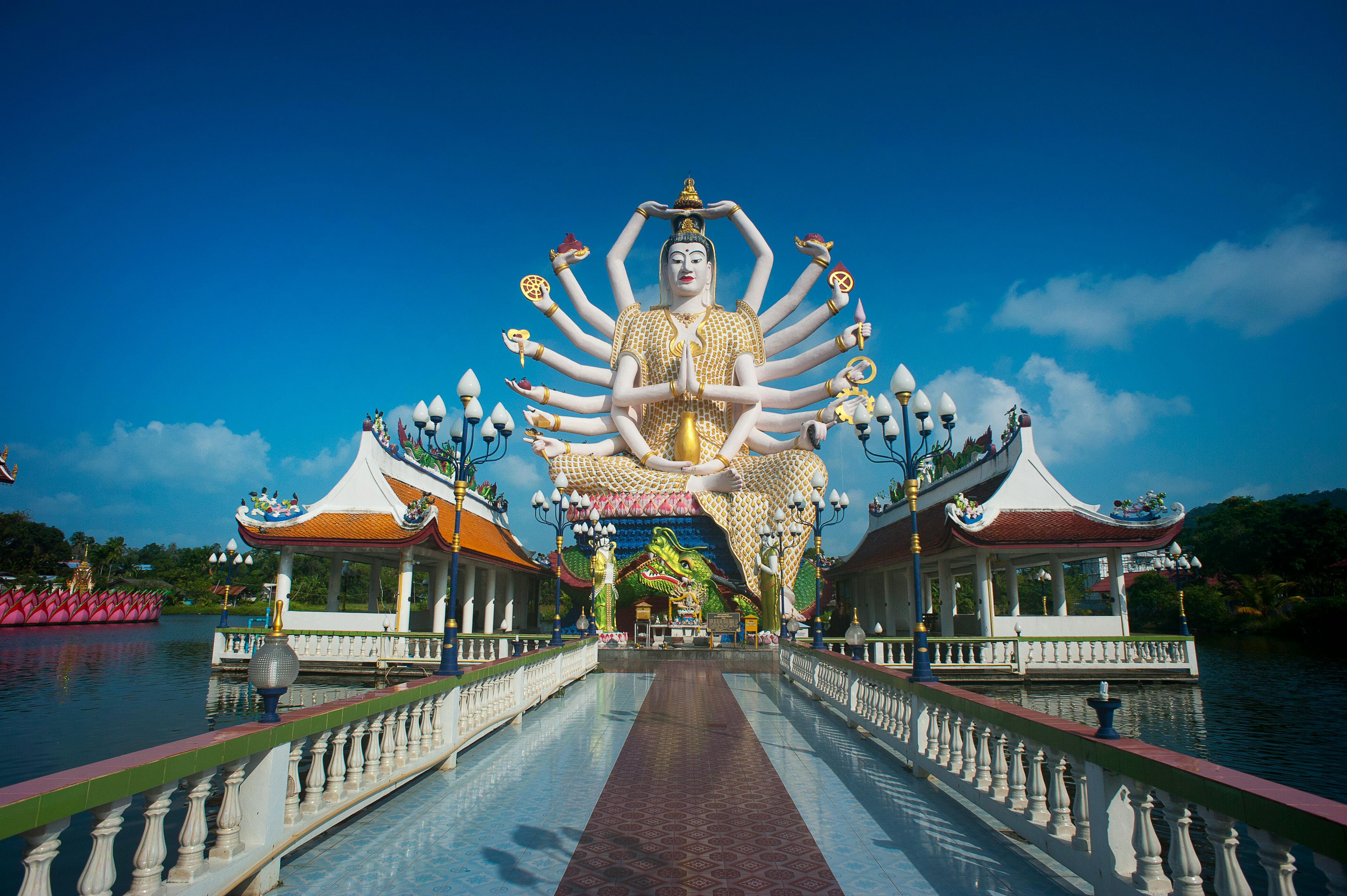 buddhist temple wallpaper