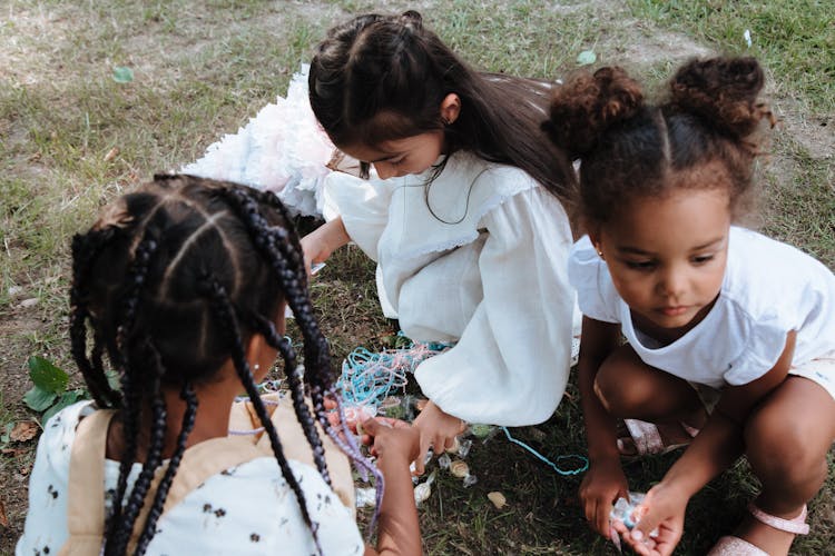 Girls Picking Sweets 