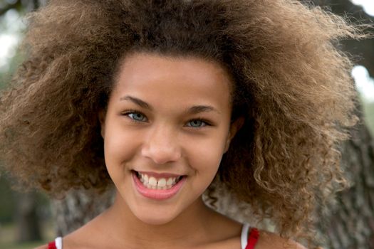 smiling teenager