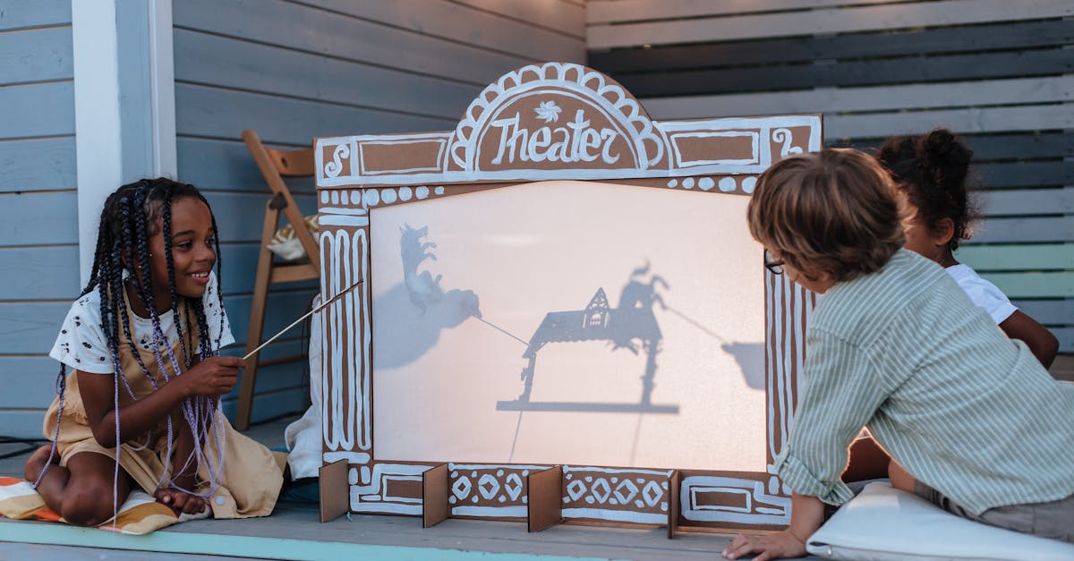 How to make a simple shadow puppet theater