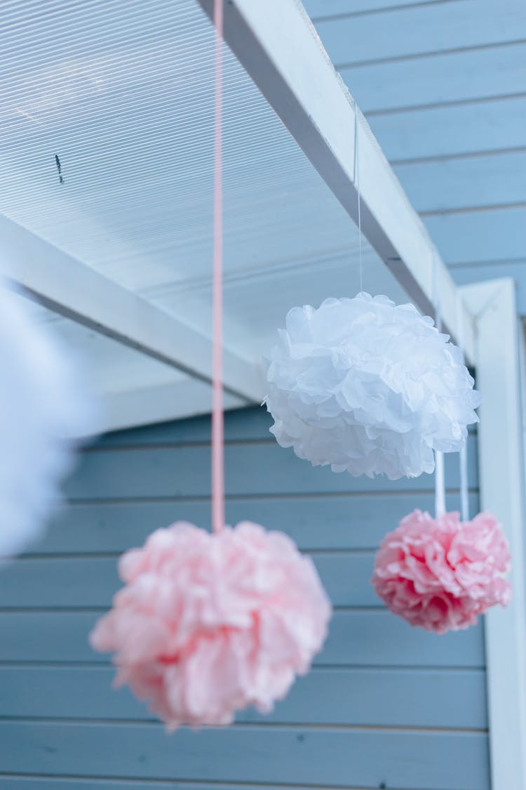 Pompom Hanging In Porch