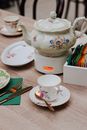 A White Teapot on the Table